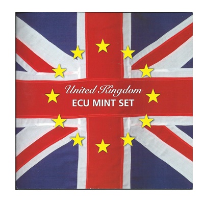 1992 United Kingdom Specimen ECU Mint Set